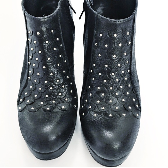 Calleen Cordero Black Studded Booties - Picture 4 of 8
